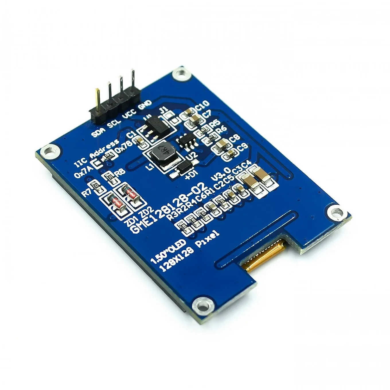 NIEUWE 1.5 Inch 128x128 OLED Shield Screen Module Voor voor Raspberry Pi Voor STM32 Voor Arduino