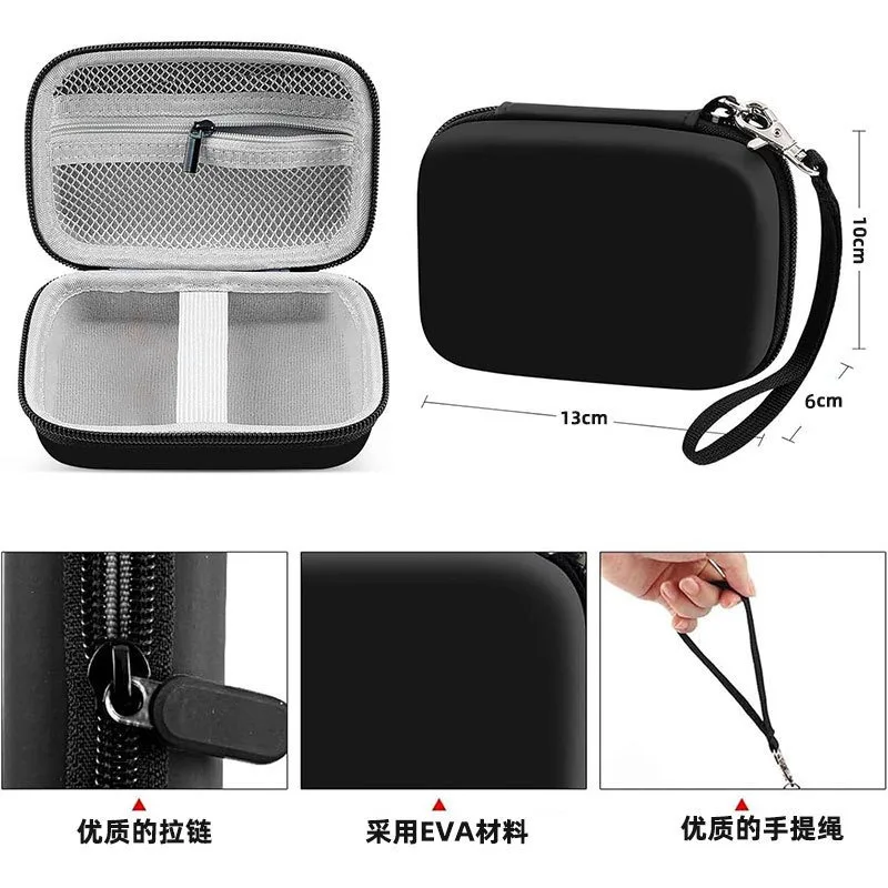 Camera Case for Portable Camera Travel Commute Storage for Hard Shell Camera Case Shockproof Compact Design Inner Mesh Pocket