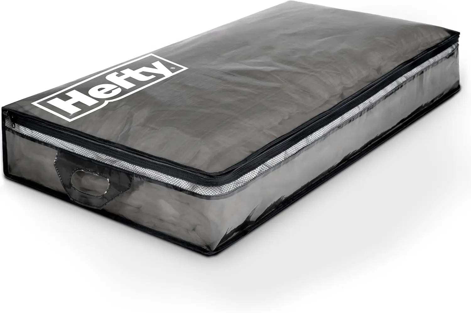 

Underbed Flexible Tote with Breathable Mesh, Double Zipper, 2 Handles – Ideal for Moving or Clothes