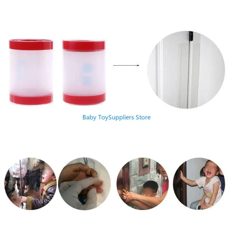 R1WF واضح سلامة الطفل الباب المفصلي حامي غطاء إصبع قرصة الحرس الطفل الأمن f #2