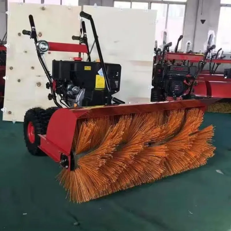 Real Canada Walkbehind Snowplow Machine Home Use Snow Plow Thrower Blower Sweeper view 2