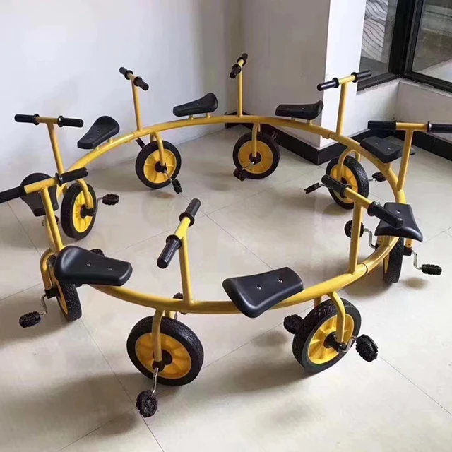 

Outdoor Playground Human Powered Amusement Park Rides Carousel Entertainment Equipmentpromote sales