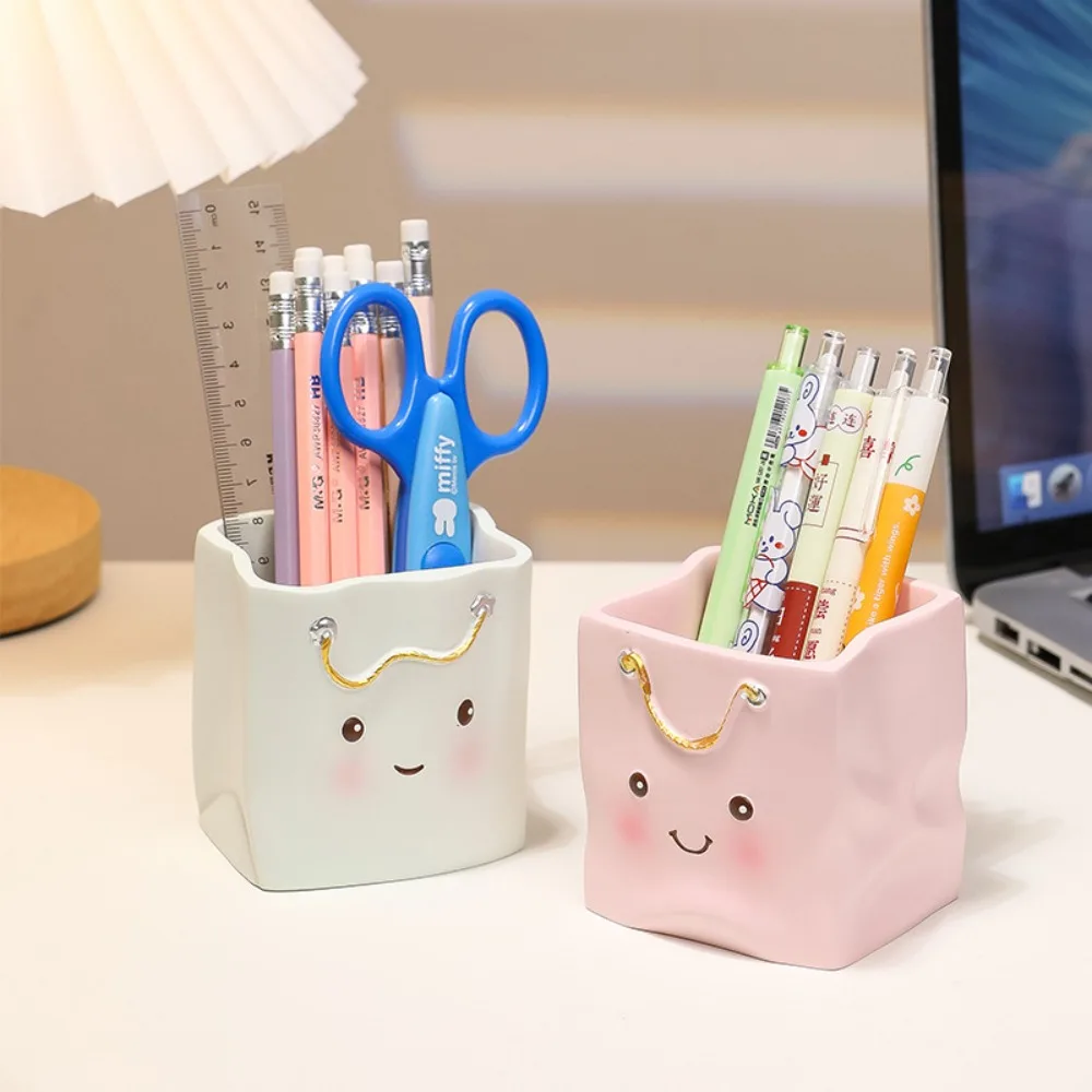 

Large-capacity Desk Pen Holder Multifunctional Makeup Organizer Makeup Brush Holder Stationery Organizer Kawaii