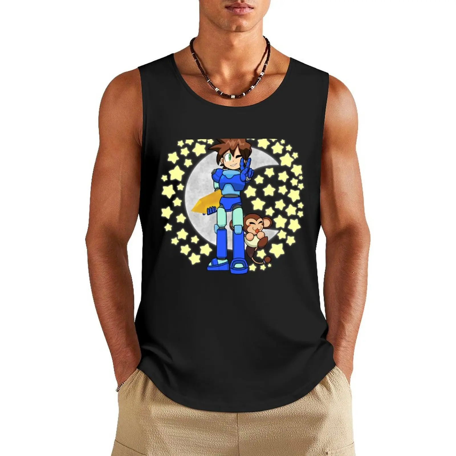

To the Moon and Back Tank Top bodybuilding man singlets for men anime gym gym clothes for man