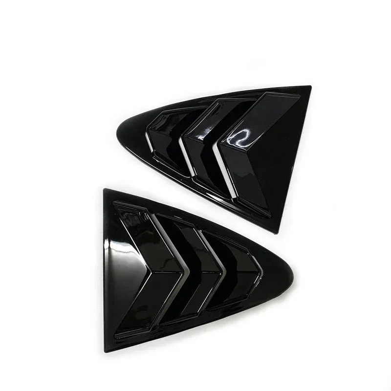 

Car Window Shutter Cover Fit For Chevrolet Cruze 2017 2018 Triangle Shaped ABS Panel Rear Window Louver Vent Trim Accessories