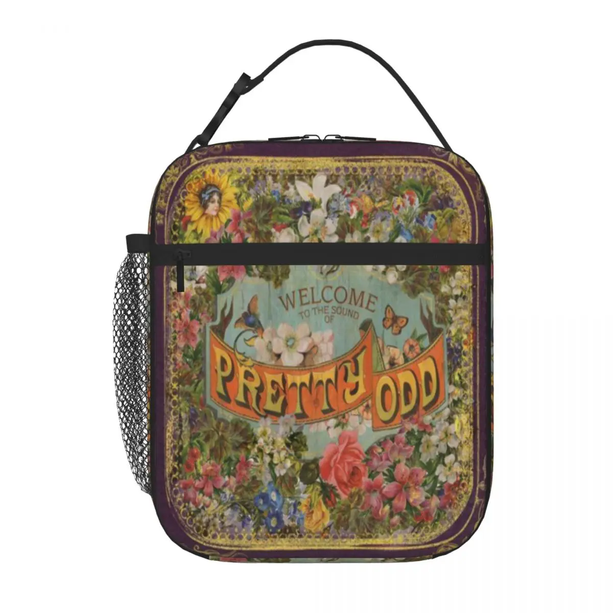 Hot Sale Pretty Odd Double Deck Thermal Tote Daily Snack Storage Lightweight Lunch Bag