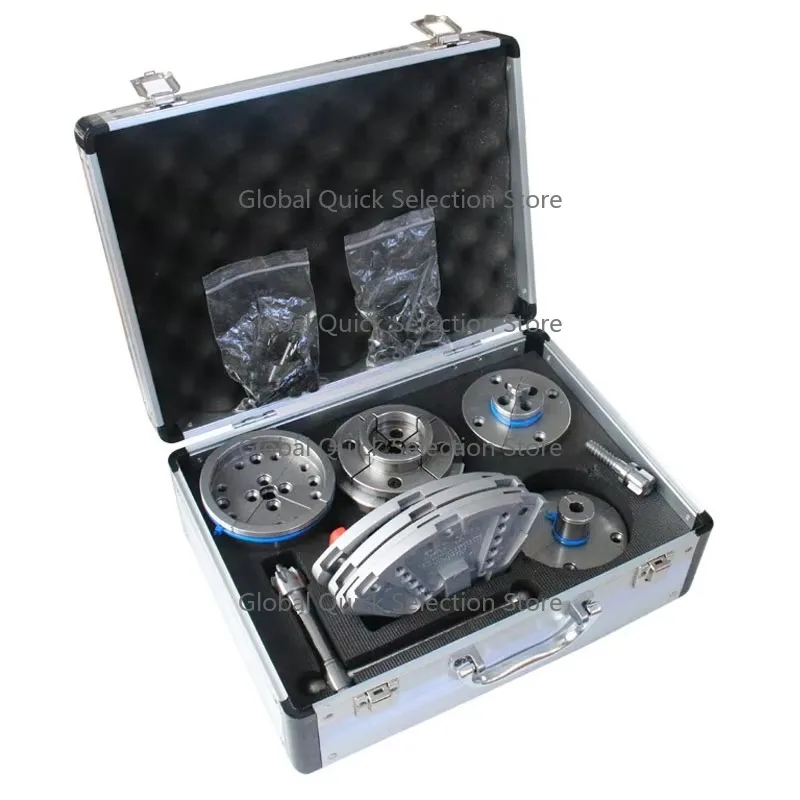 3.75 In. 4-Jaw Self-Centering Wood Lathe Chuck Set with 1 In. X 8TPI Thread  for Holding Bowls and Spindles