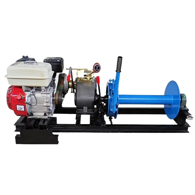 

Grinding machine up and down the mountain, pulling hair bamboo, towing tree heads, gasoline winch artifact, cableway 1 ton 2 ton