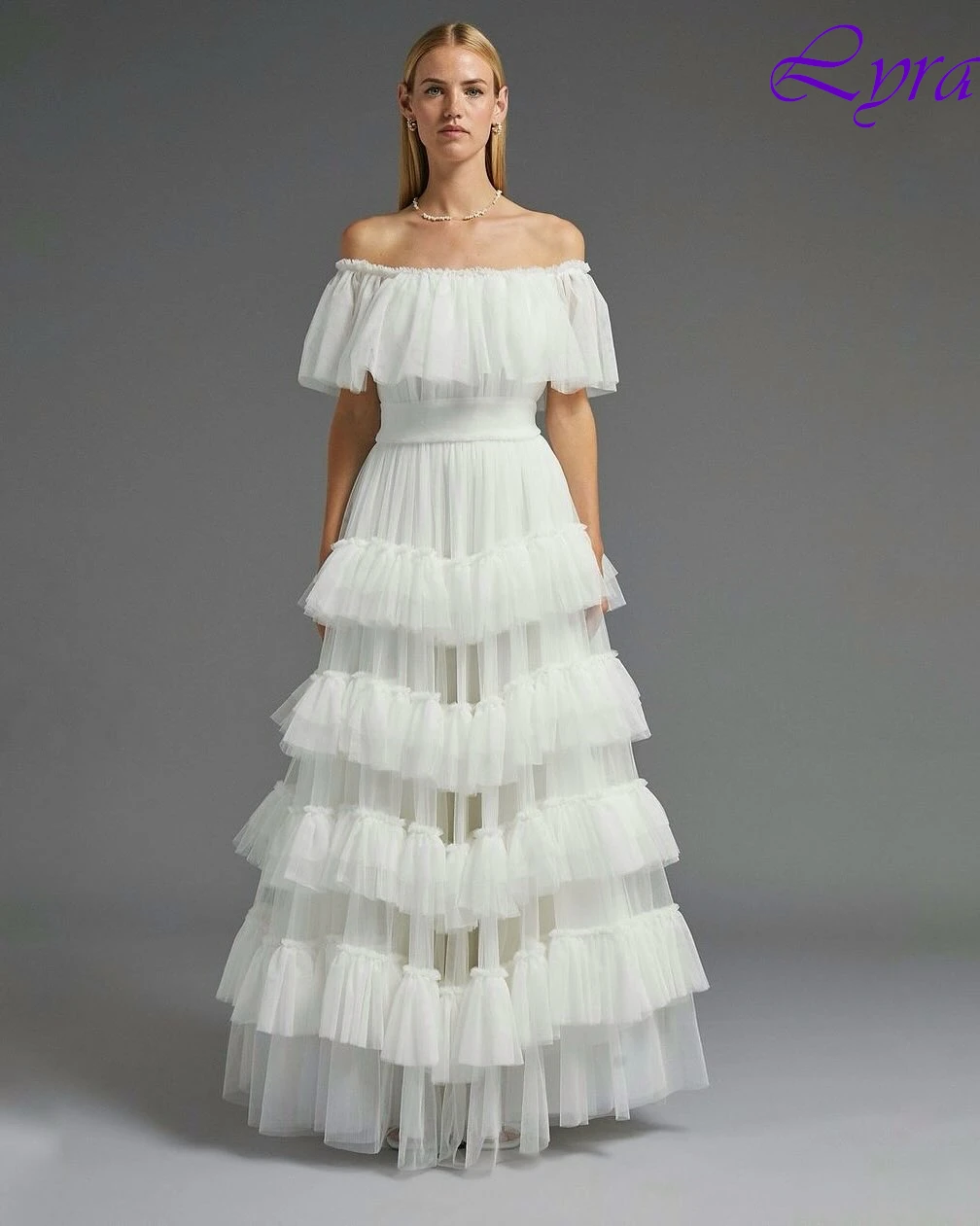 

Customized A-Line Boat Neck Elegant Classic Evening Dress Temperament Delicate Celebrity Gowns Modern High Quality Party Dress