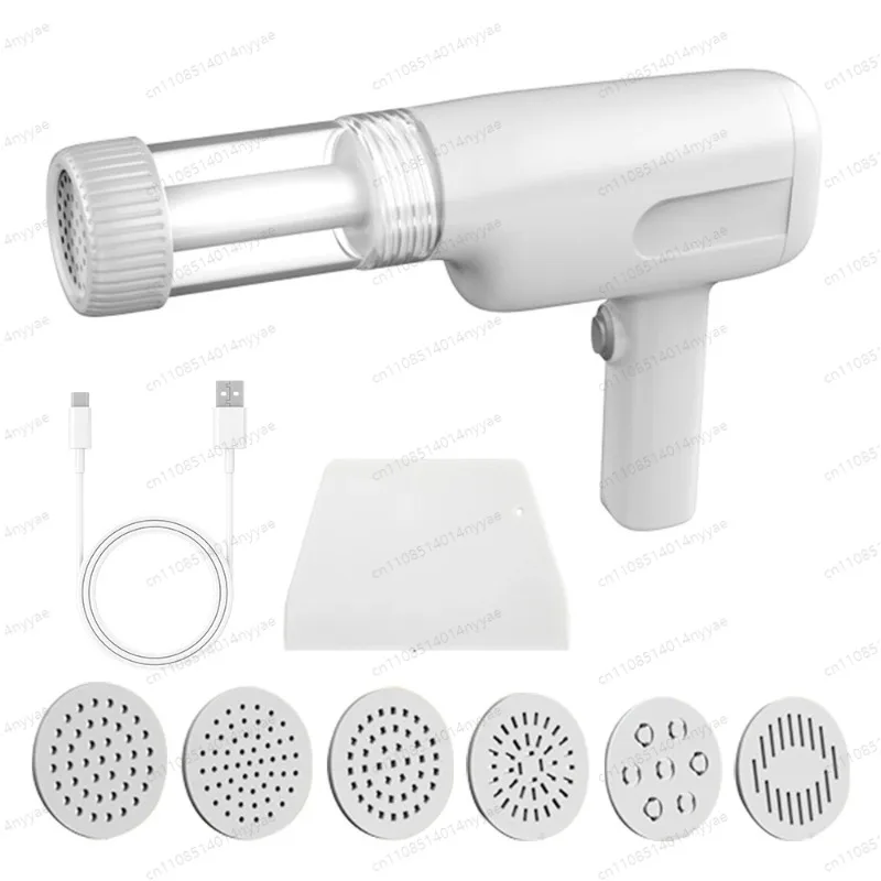 Automatic Pasta Maker Machine Cordless Spaghetti Noodles Maker Handheld Electric Noodle Maker with Dough Cutter Dishwasher
