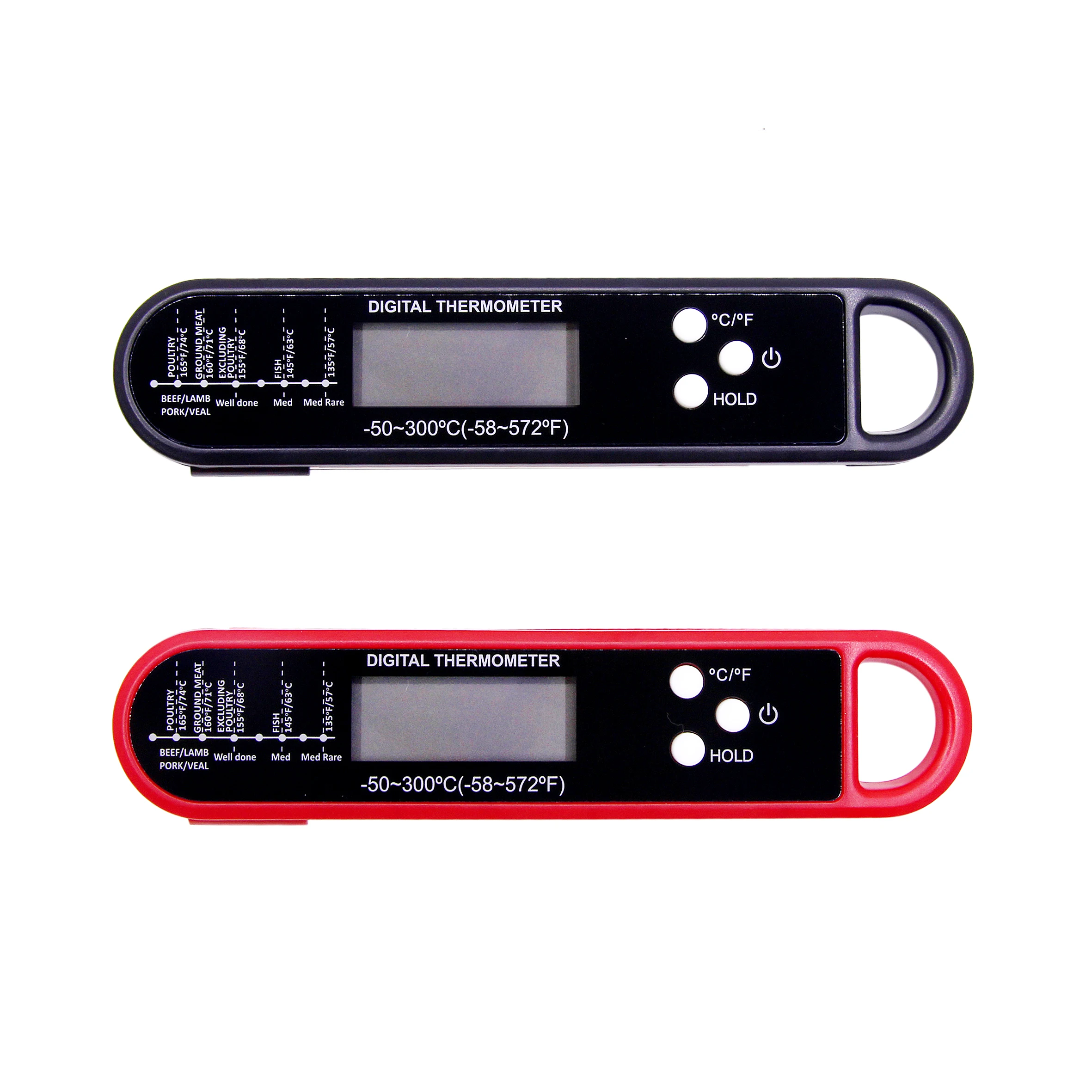 Foldable Meat Thermometer Digital Kitchen Food Thermometer For Meat Water Milk Probe BBQ Cooking Oven Electronic Thermometer