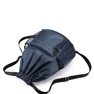 Unisex Navy Blue Công suất lớn Công suất không thấm nước Backpack Drawor Backpack Backpack 10 Bán hàng chính màu xanh - 8