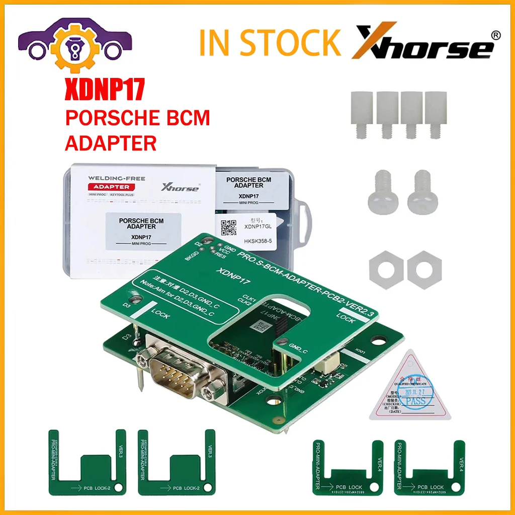 Newest Xhorse XDNP17 Solder-Free Adapters for Porsche Work with VVDI Prog/ MINI PROG and KEY TOOL PLUS