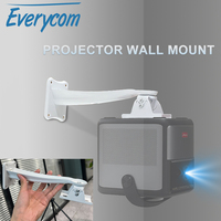 Everycom White Projector Wall Mount Rotating Adjustable Structure Home Roof Mini Projector Accessories Stand Hanger