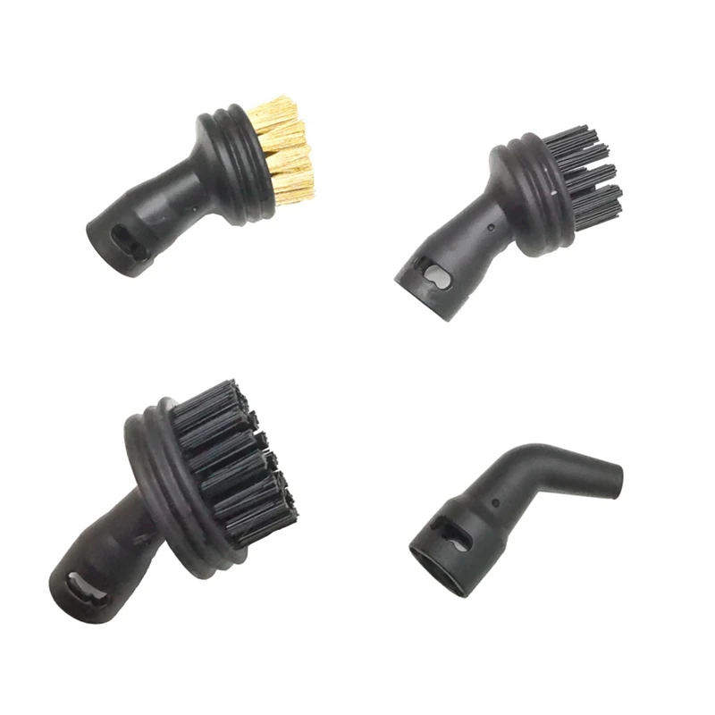 4Pcs For Kitfort Steam Cleaning Machine Brush Nylon Brush Steam Brush Steam Nozzle Accessories