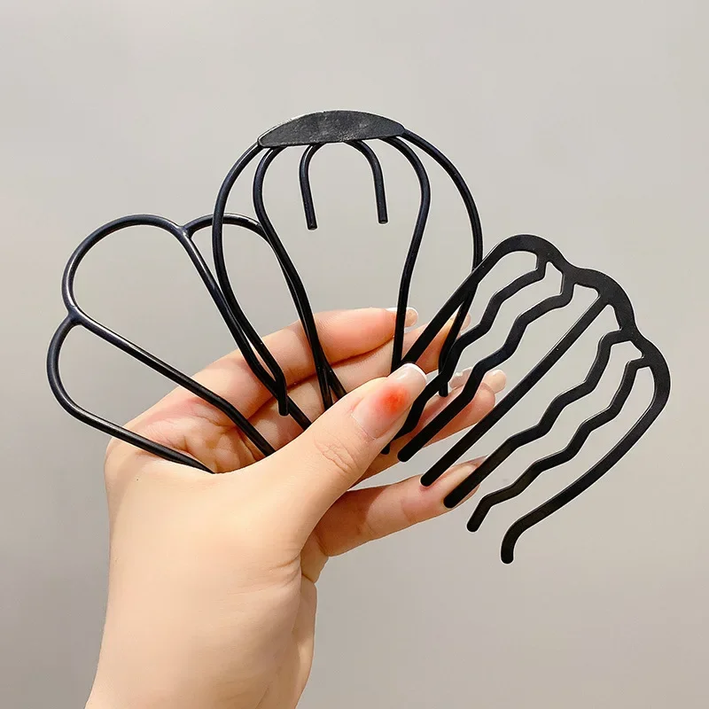 4 Teeth Insert Comb Hair Braider DIY Style Accessories Elegant Vintage Hair Stick Headwear Braider DIY Hair Styling Accessories