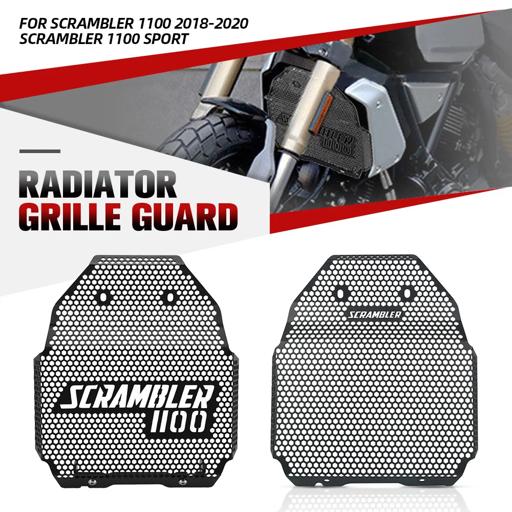 

Motorcycle Accessories CNC Radiator Guard Grille Cover Protection For Ducati Scrambler 1100 2018-2019-2020 Scrambler 1100 Sport
