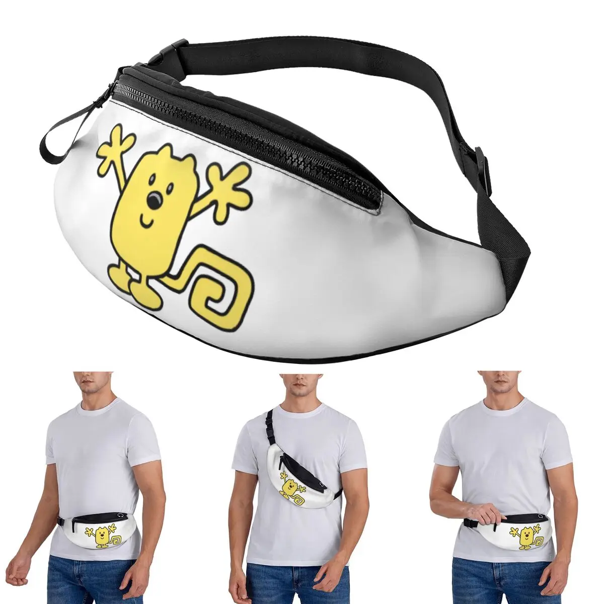 

Поясная сумка через плечо Wow Wow Wubbzy для мужчин и женщин, поясная сумка для путешествий, бега, денег, чехол для телефона