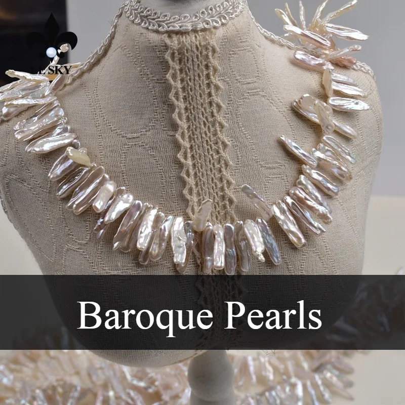 

AAAAA Pipa Baroque Pearl Beads 5-20mm Natural Freshwater Pearl Loose Beaded for Making DIY Jewelry Necklace Bracelet Earrings