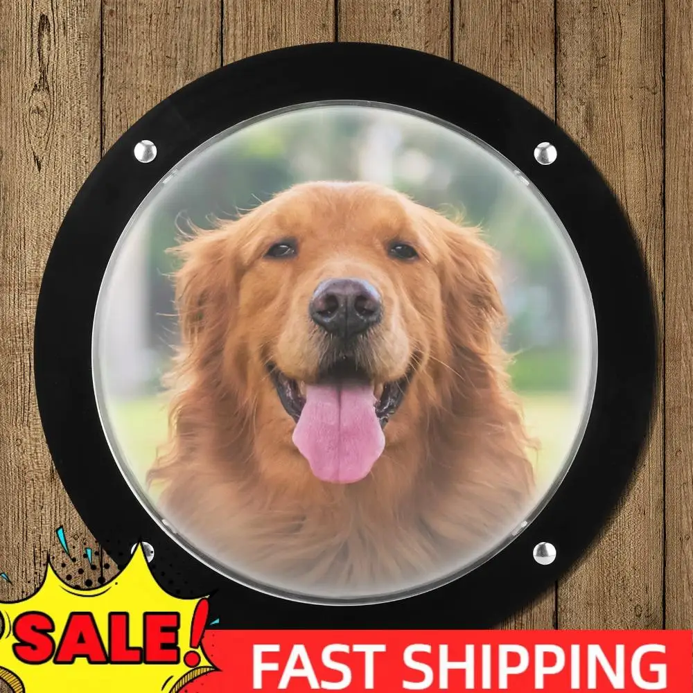 

Acrylic Dome Dog Fence Window Clear View Dog Porthole Window Dog Window for Doggie/Cat/Horse Outside Playground Garden