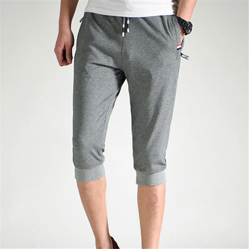 Summer Casual Pants Mens Sweatpants Fashion Mens Beach Shorts Men Sport Trousers Jogging Drawstring Pants Brand Clothing 2022