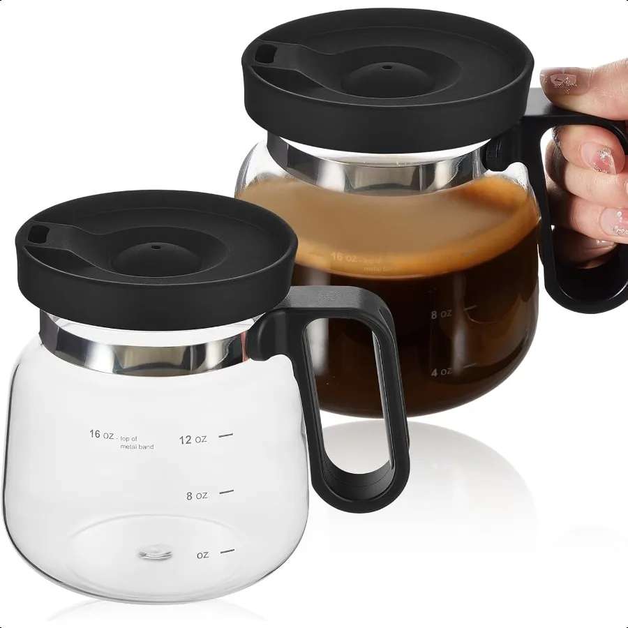 

2 Pcs 16 oz Coffee Pot Mug with Sof Lid Unique Novelty Funny Cool Coffee Mug That Friends Coworkers Will Talk About for Colleag