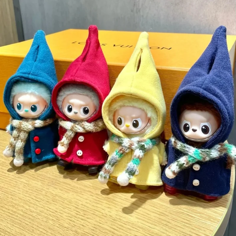 

Волшебный костюм куклы эльфа, плащ для Labubu 4,0, мини-кукольная одежда, модный наряд, аксессуары для Labubu, модный стильный одинаковый шарф