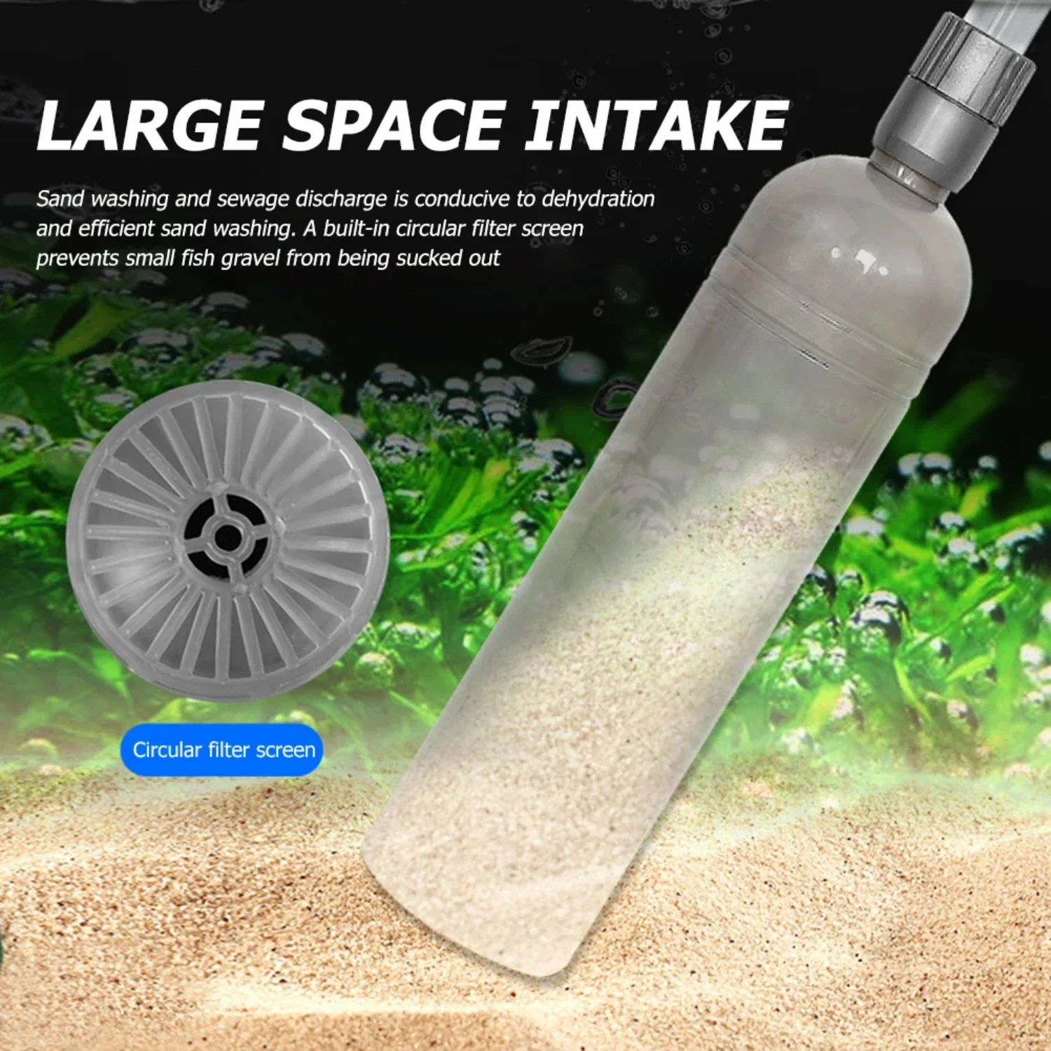 Efficient, Convenient, and Vivid Gravel Filter Cleaning Accessories Enhance Underwater Experience - Simplified Maintenance with