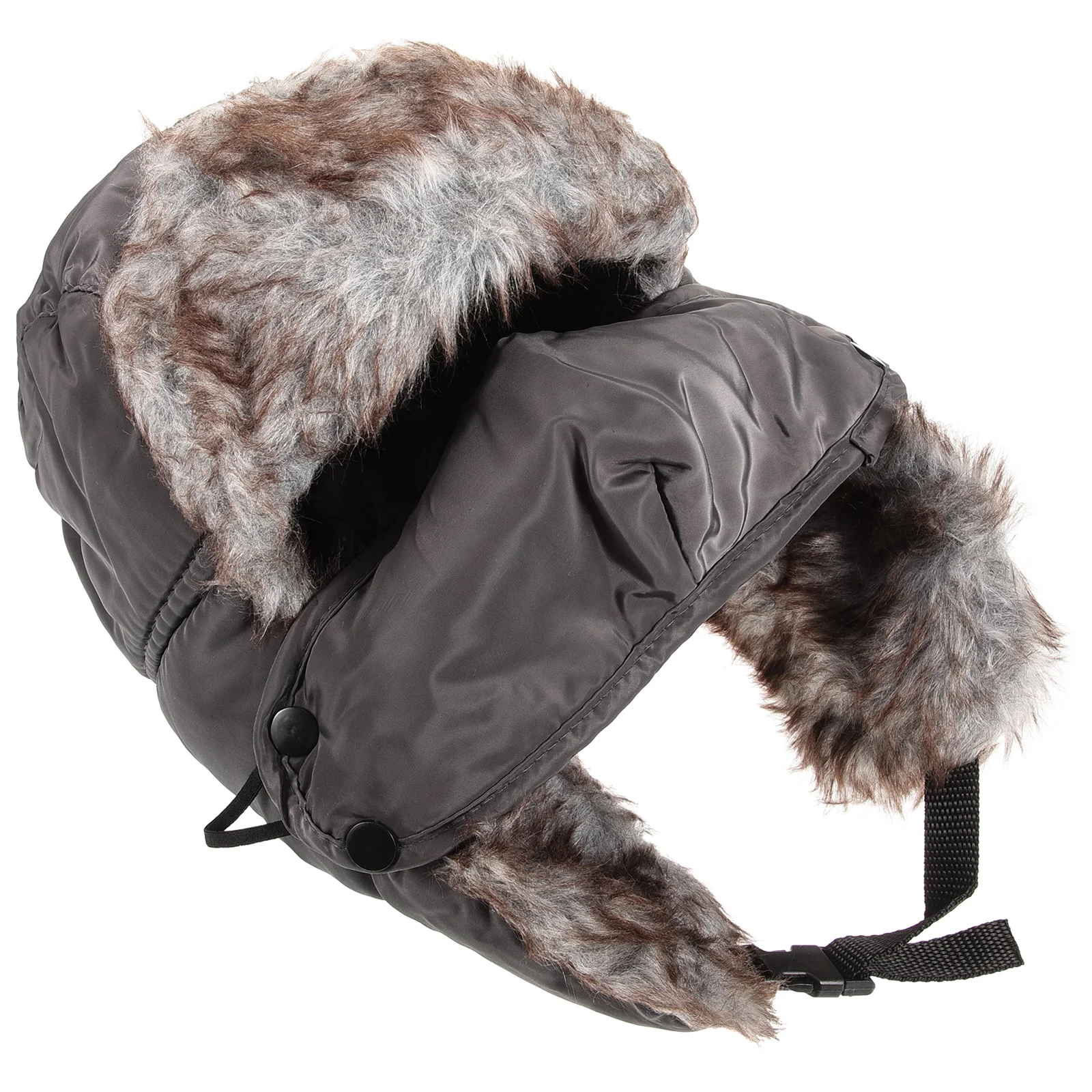 

Men Winter Ski Hat Trapper Earflap Hood Warm Thick Lightweight Durable Portable Buckle Comfort Protection Mask Match
