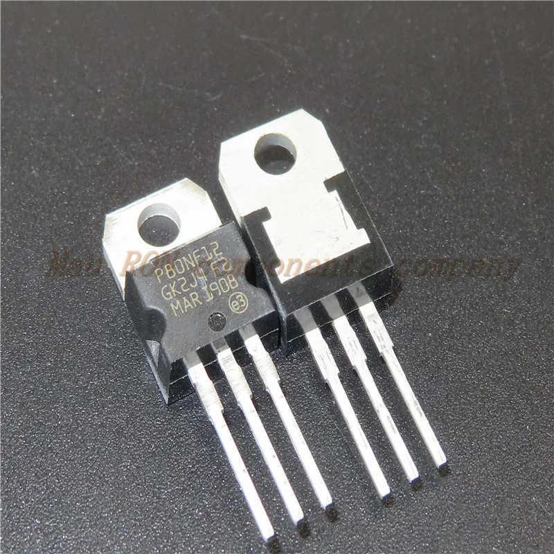 10PCS/LOT STP80NF12 P80NF12 TO-220 field effect transistor Transistor 80A 120V new spot