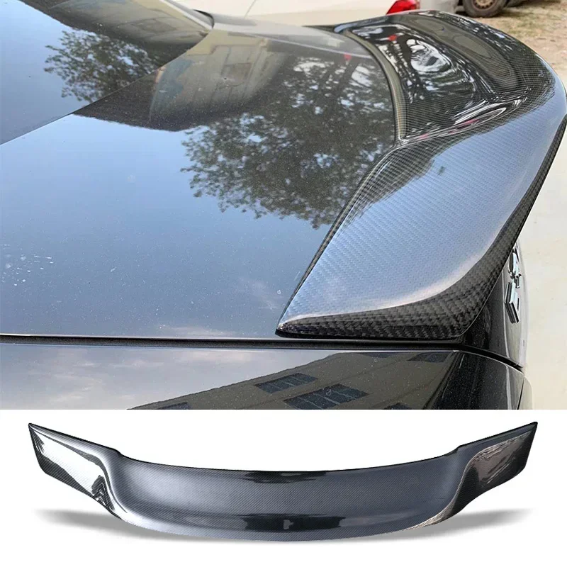 New！ Trunk Spoiler Carbon Fiber Auto Rear Trunk Wing For Benz E Class W213 E200 E300 E320 16 - 19 Type R Refit Accessories Spoil