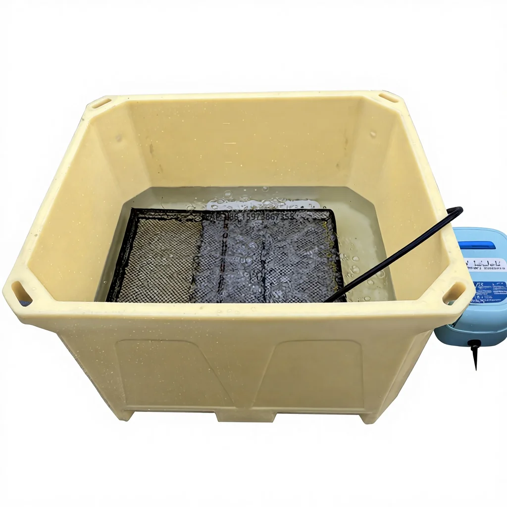 

Large-capacity rotational molding 300-liter thermal insulation PE plastic refrigerator for storing live fish and shrimp food