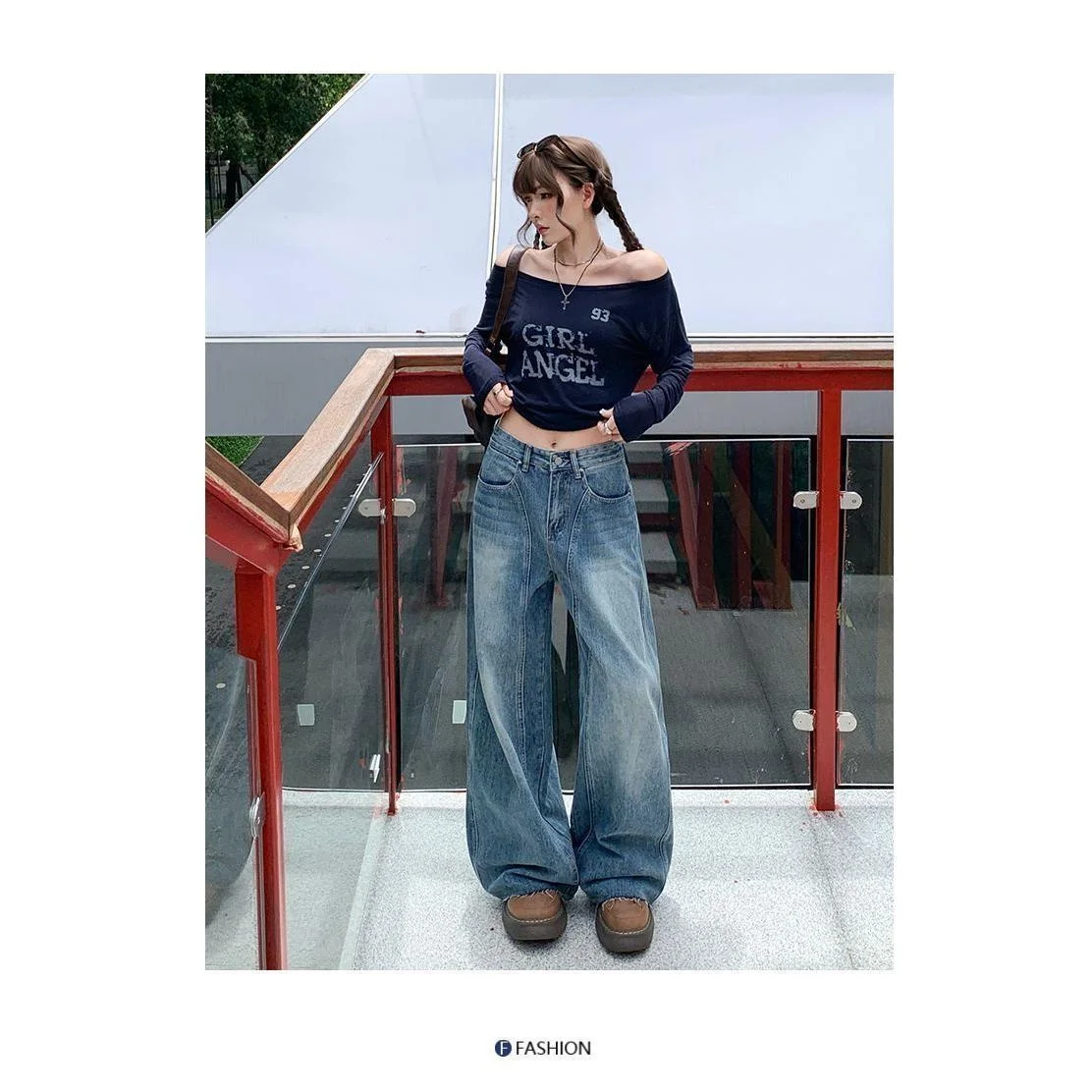 Retro High Waist Wi…