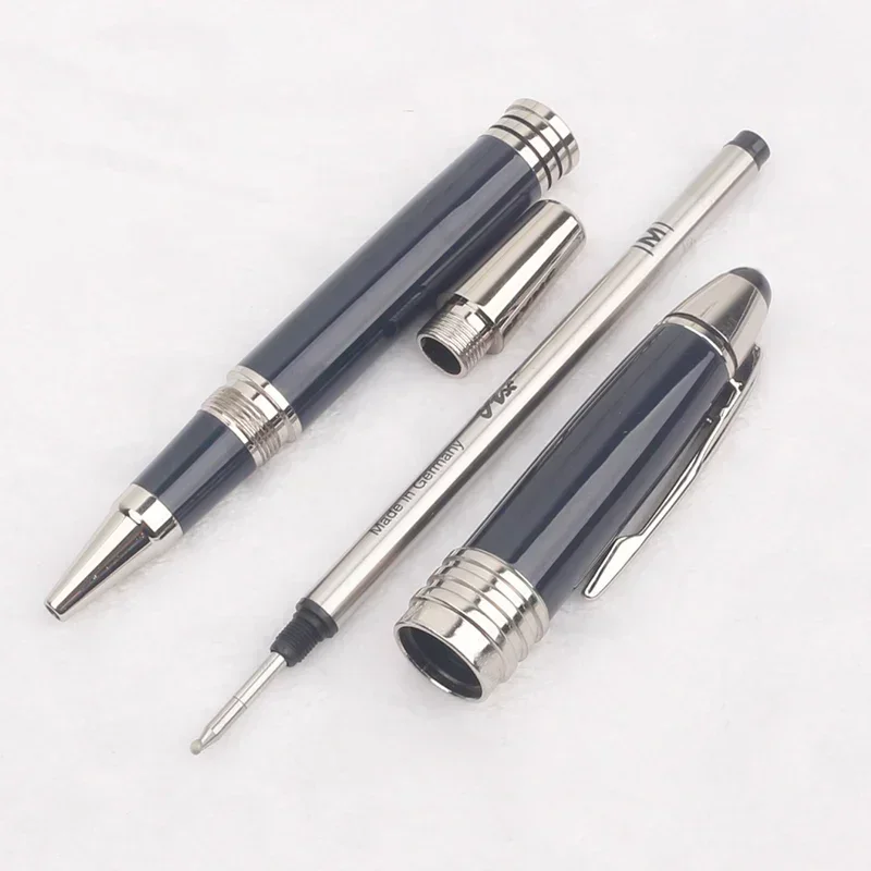 Great John Jfk Mb Luxury Ballpoint Pen Dark Blue Metal Monte Character Fountain Rollerball Pen Classic with Seriel Number