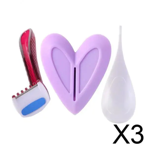 

Bikini Razor Women Pubic Hair Electric Trimmer Anti Rash Cream Shape Stencil Shaving Kit for Intimate Grooming