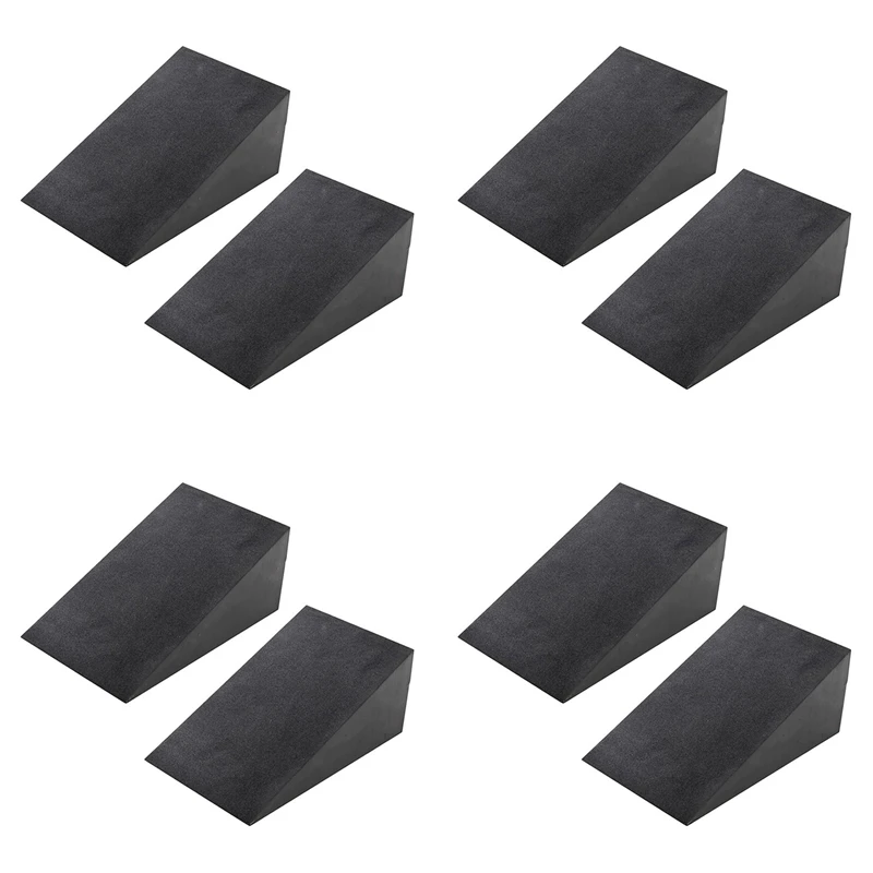 

8 Pcs Yoga Mats, Adjustable Squat Ramp, Incline Board Improve Strength For Squat And Deadlift