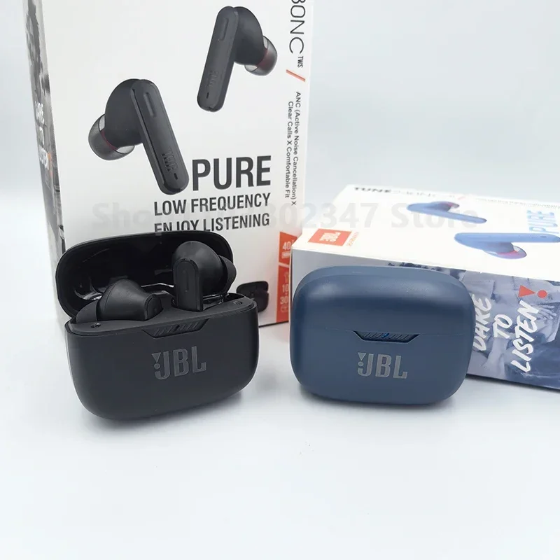 Original JBL Tune 230NC TWS True Wireless Bluetooth Earphones Sound Stereo Sports Headset T230NC Headphones with Mic HK edition