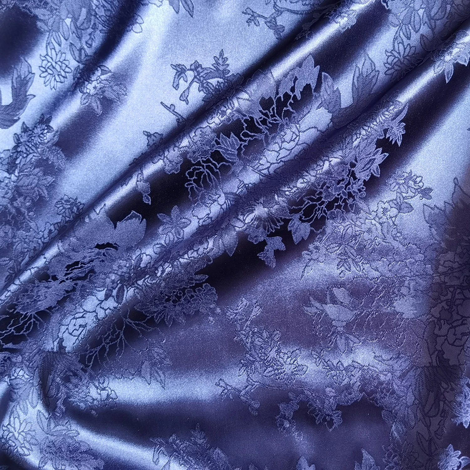 Vintage Brocade Jacquard Damask Fabric 58'' Wide By Meter Cheongsam Kimono Suit Designer Wedding Gown Material Stretch Satin