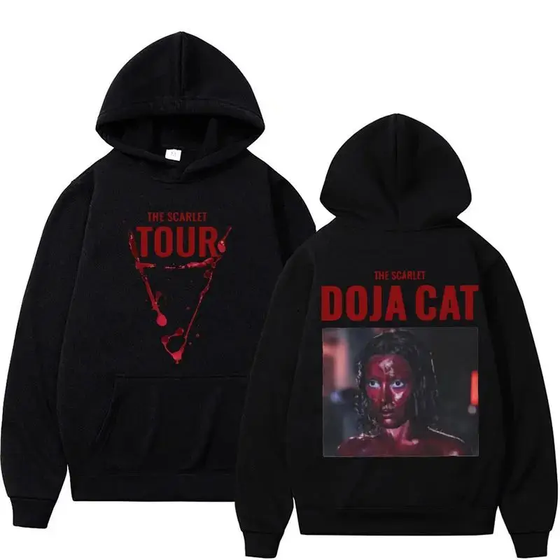 

Doja Cat The Scarlet Tour 2024 Graphic Hoodie Women Harajuku Hip Hop Fashion Sweatshirt Long Sleeve Oversized Pullover Hoody