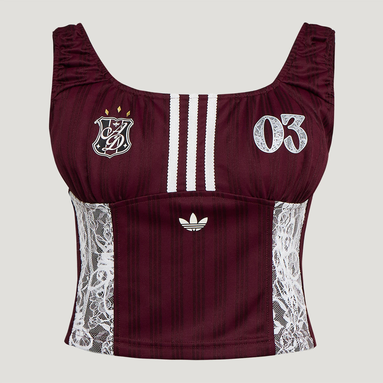 Adidas genuine clover women's fashionable retro soft casual T-shirt KU4751
