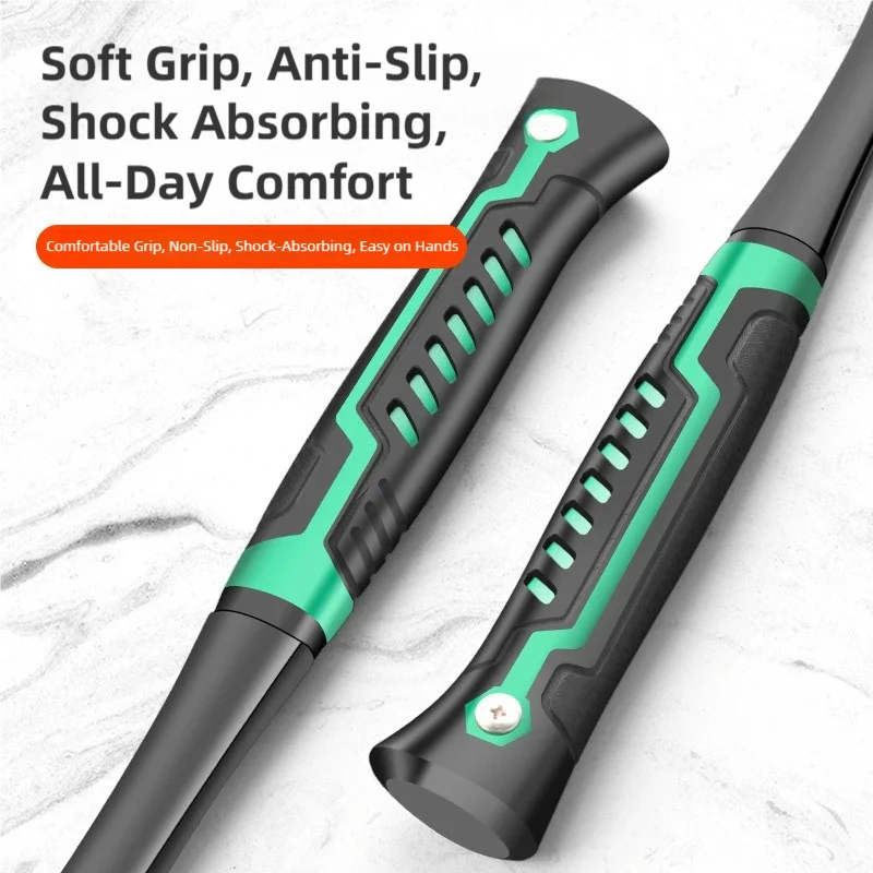 TINSOL Professional Geological Hammer High-Carbon Steel Exploration Tool Pointed Head Chisel Head Geological Hammer view 4