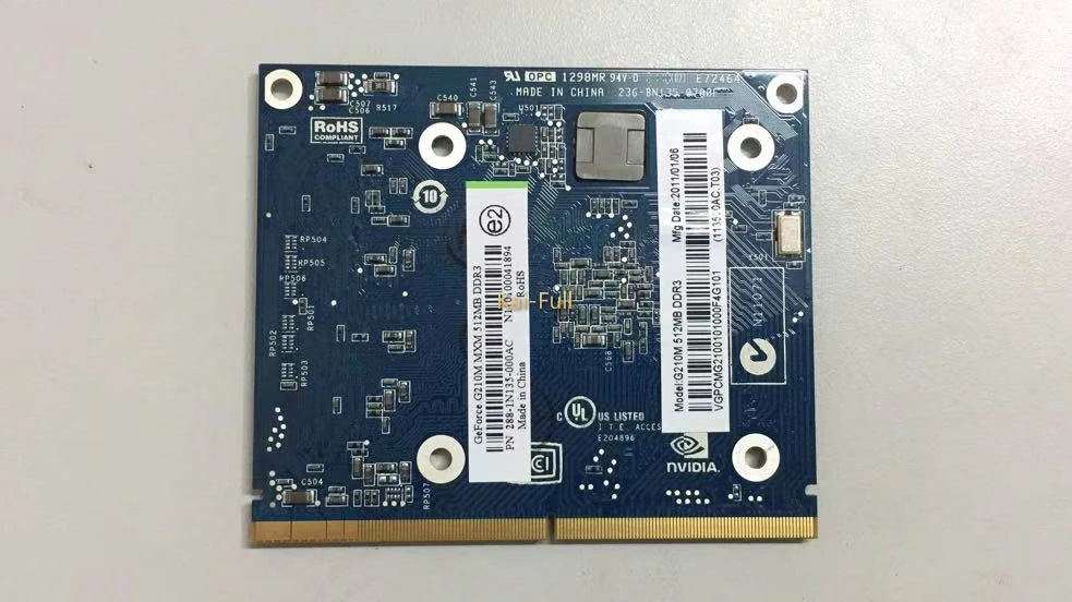 Imagem -04 - Placa de Vídeo Portátil Original para Lenovo Gráficos Todos os Testes Funcionais São Perfeitos 512m B500 B505 B50r1 G210m N10m-gs-a2