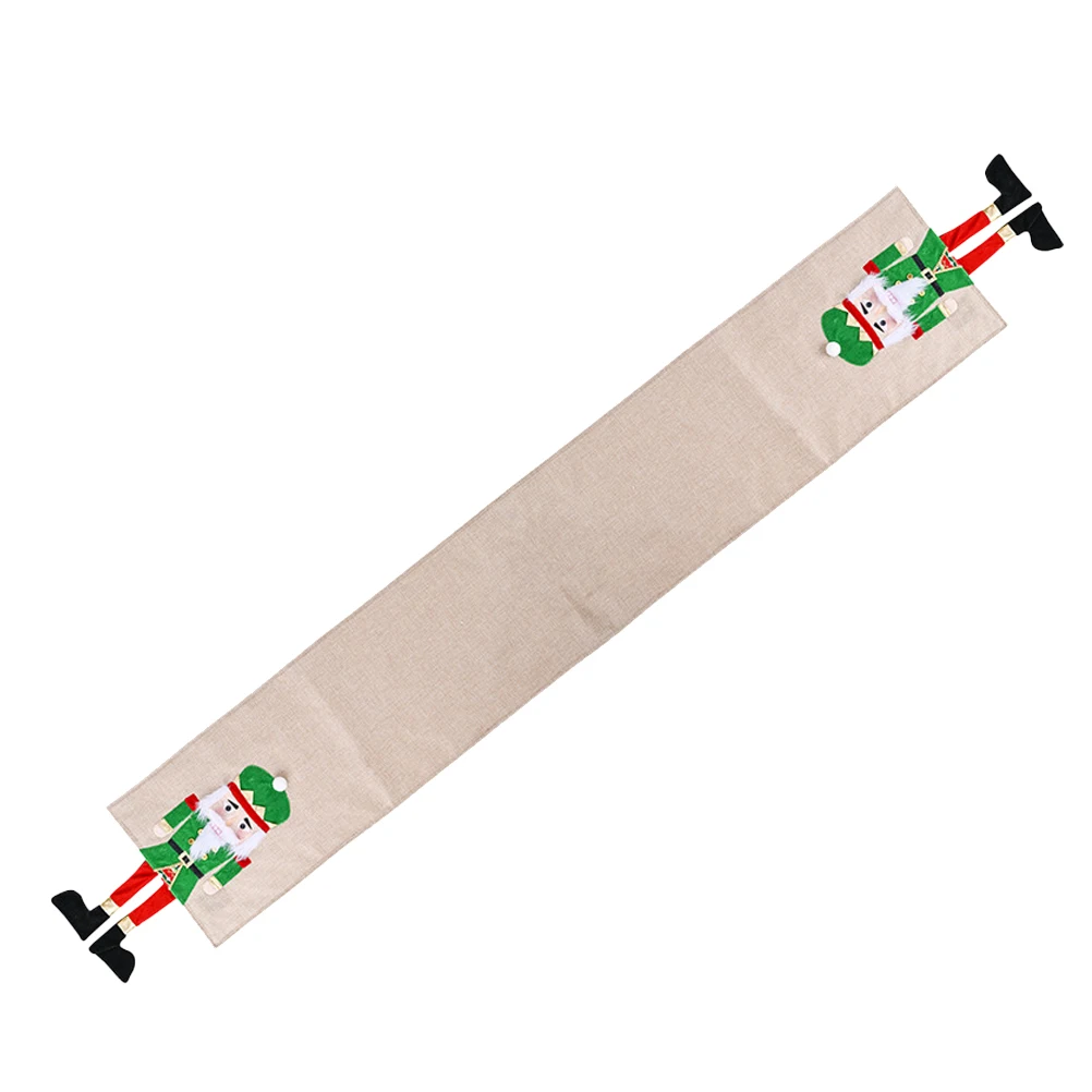 

Christmas Table Runner Walnut Soldier Design Random Style Home Decor Banquet Party Wedding Fashion Cover Christmas Tablecloth