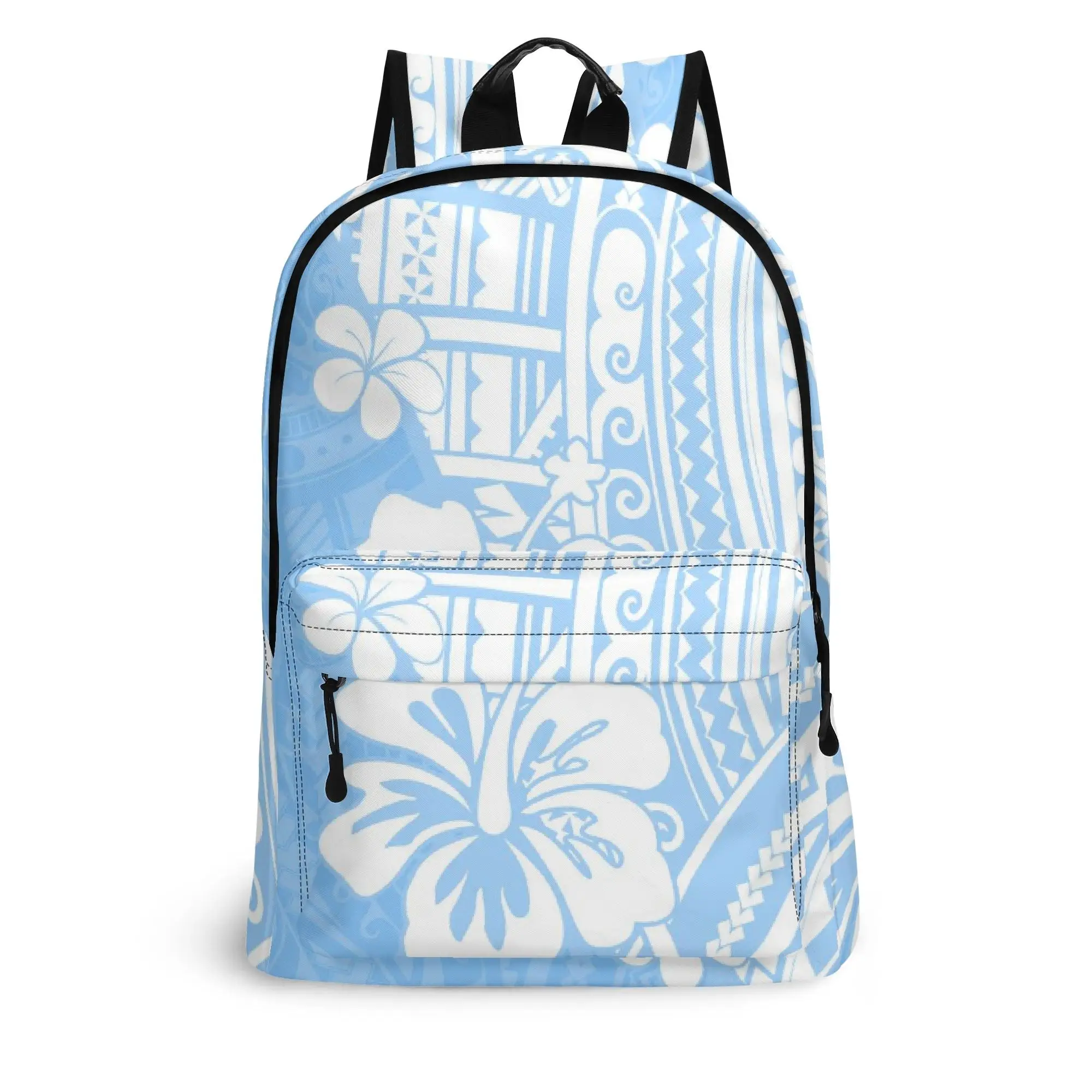 

New Backpack Zipper Backpack, Samoa Art Computer Bag, Travel Women'S Backpack, Custom Polynesian Pattern Youth Backpack