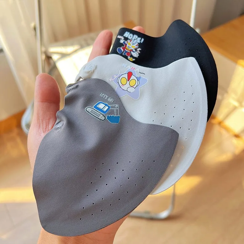 Miniso Children's Sunscreen Protection and UV Protection Mask Summer Ice Wire Thin Breathable Three-dimensional Windproof Mask