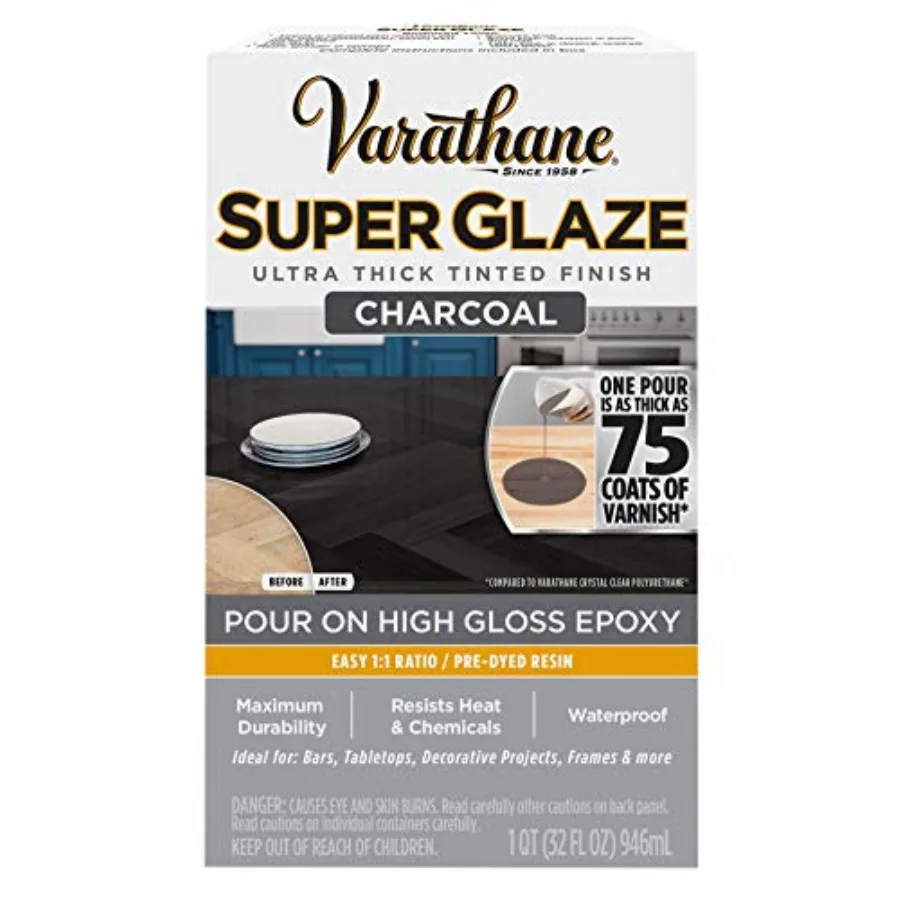 

363902 Super Glaze Pour-On High Gloss Epoxy, Quart