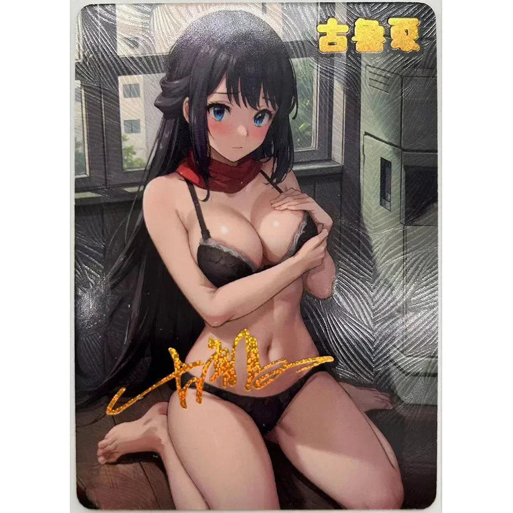 Anime Pokemon DIY Hilda Rosa Misty Bea Lillie Lusamine Boys Play Toys Collectible Cards Christmas Birthday Gifts Grusha