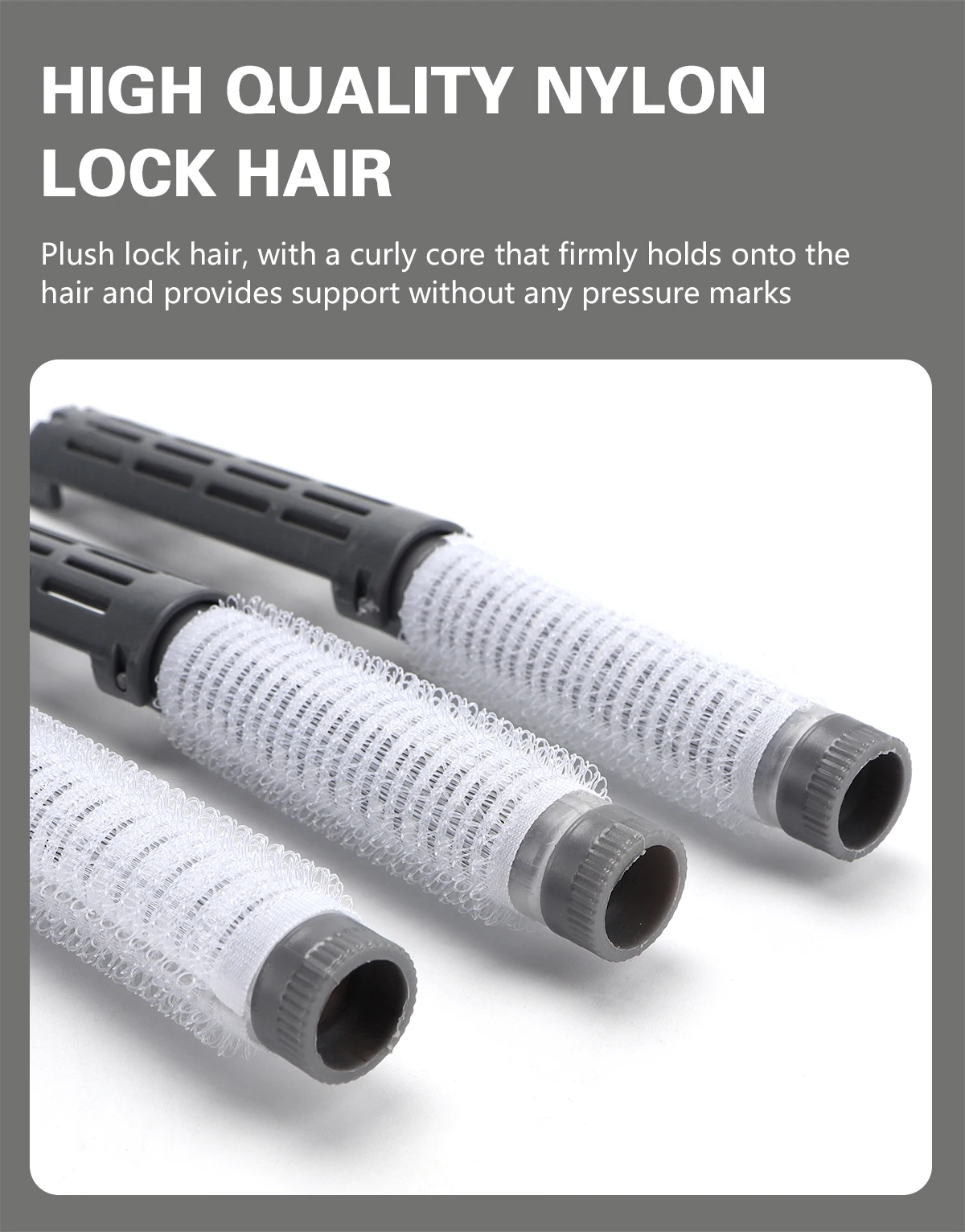 16/20/Set Haar-Dauerwellenrollen, flauschige Lockenwickler, Dauerwellenstäbe, Lockenwickler-Set, Friseur-Haarstyling-Werkzeug für den Salon – Detail 4