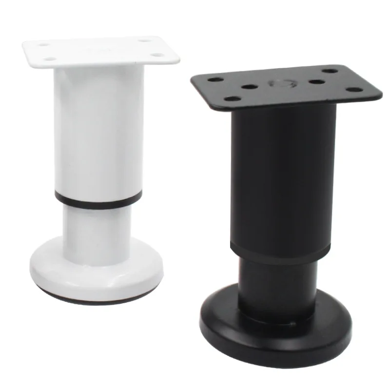 

Stainless Steel Replacement Metal Feet Black White Adjustable Furniture Legs for Cabinet Sofa Cupboard Furniture Hardware