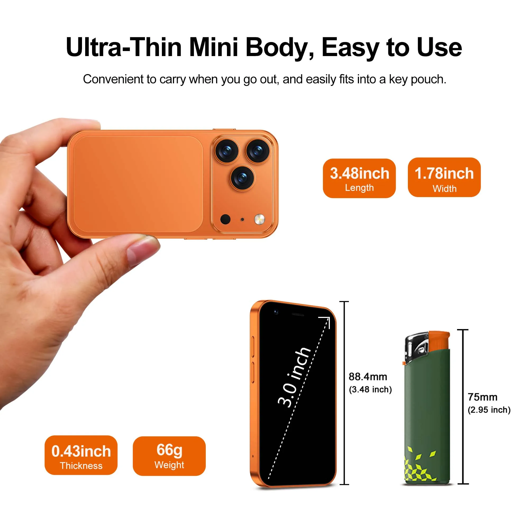 SERVO 18SE Mini Android Smartphone 3.0